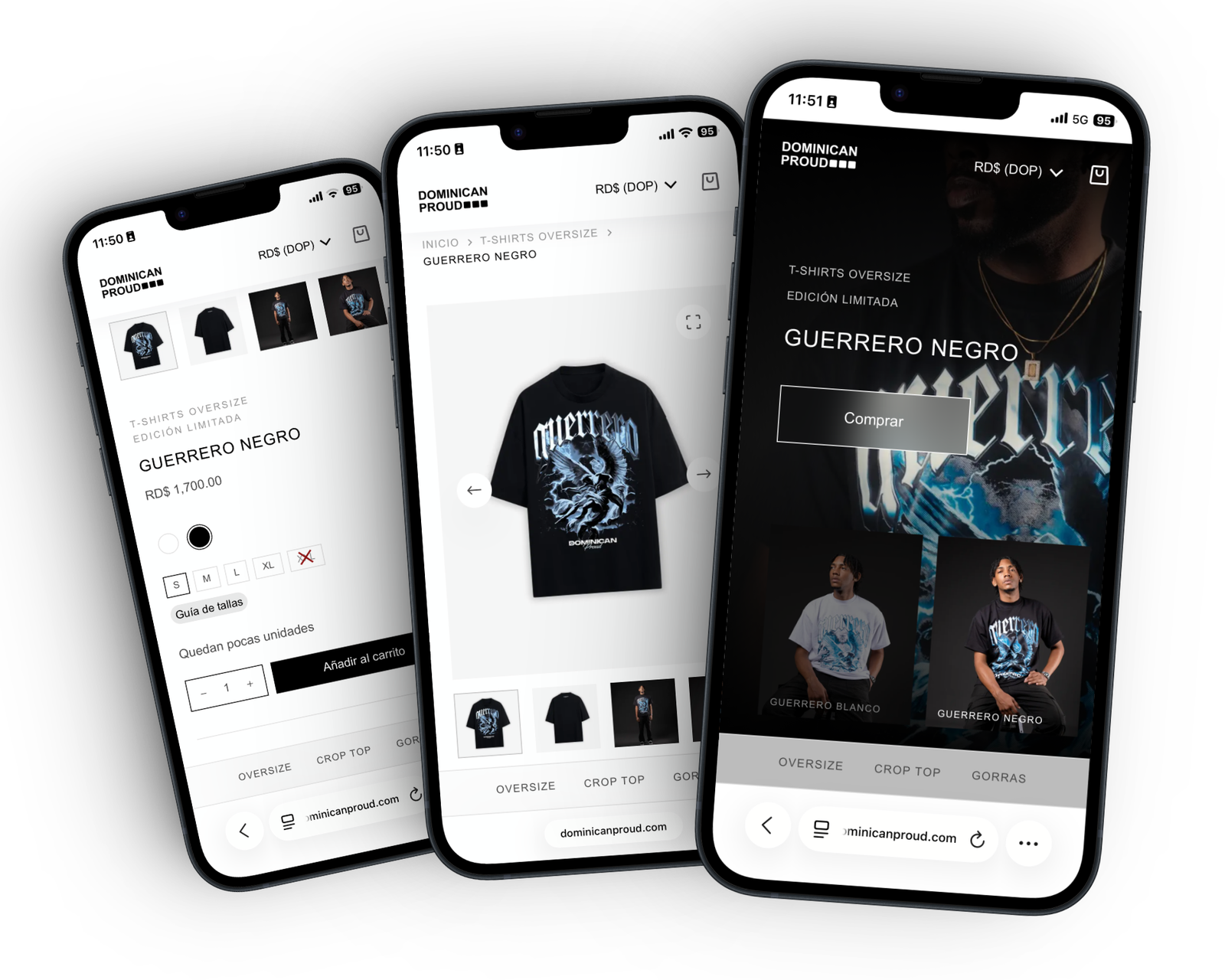 Website example for Dominican Proud